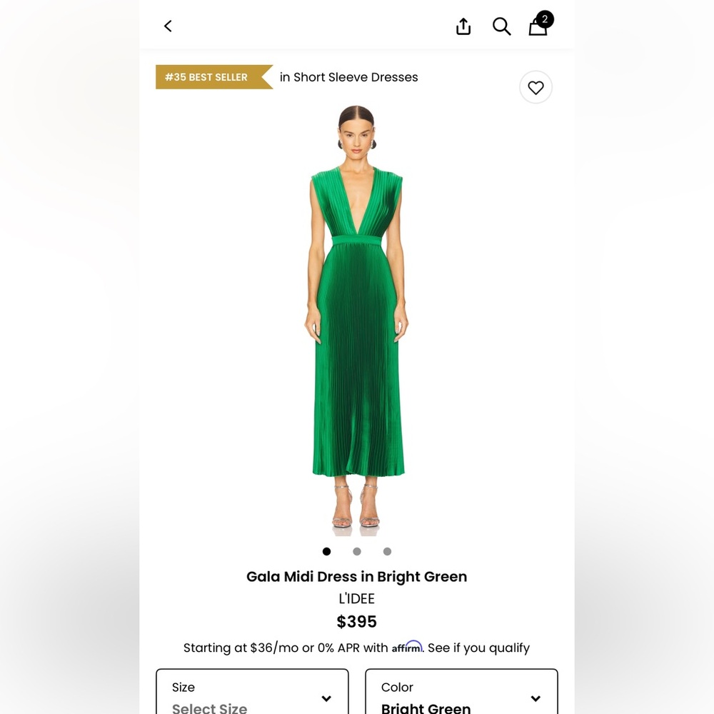L’IDEE Emerald Midi Dress